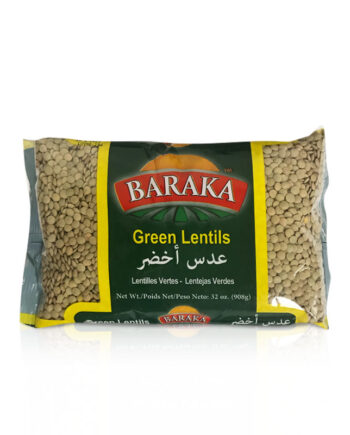 Baraka Green Lentils (Adas Sabz) 32 OZ