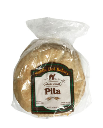 Middle East Bakery Whole Wheat Large Pita Pack of 4