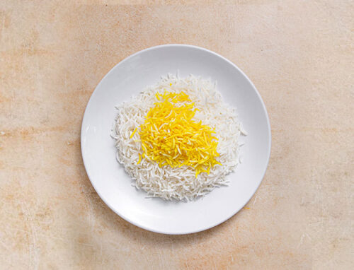 Yekta Kabob Counter - Saffron Basmati Rice