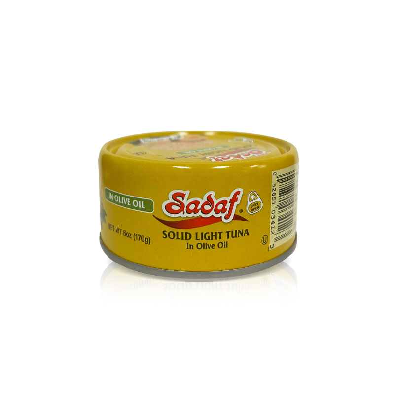 Sadaf Solid Light Tuna in Olive Oil (Ton Mahi) 6 OZ