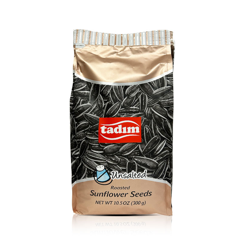 Tadim Roasted Unsalted Sunflower Seeds (Tokhmeh Aftabgardan) 10.5 OZ
